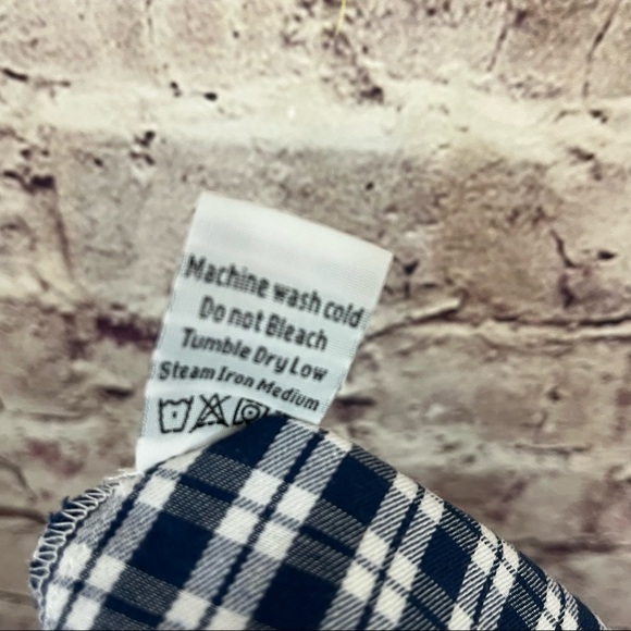 Paper Denim & Cloth Blue Check Button Long Sleeve Shirt - Picture 11 of 12